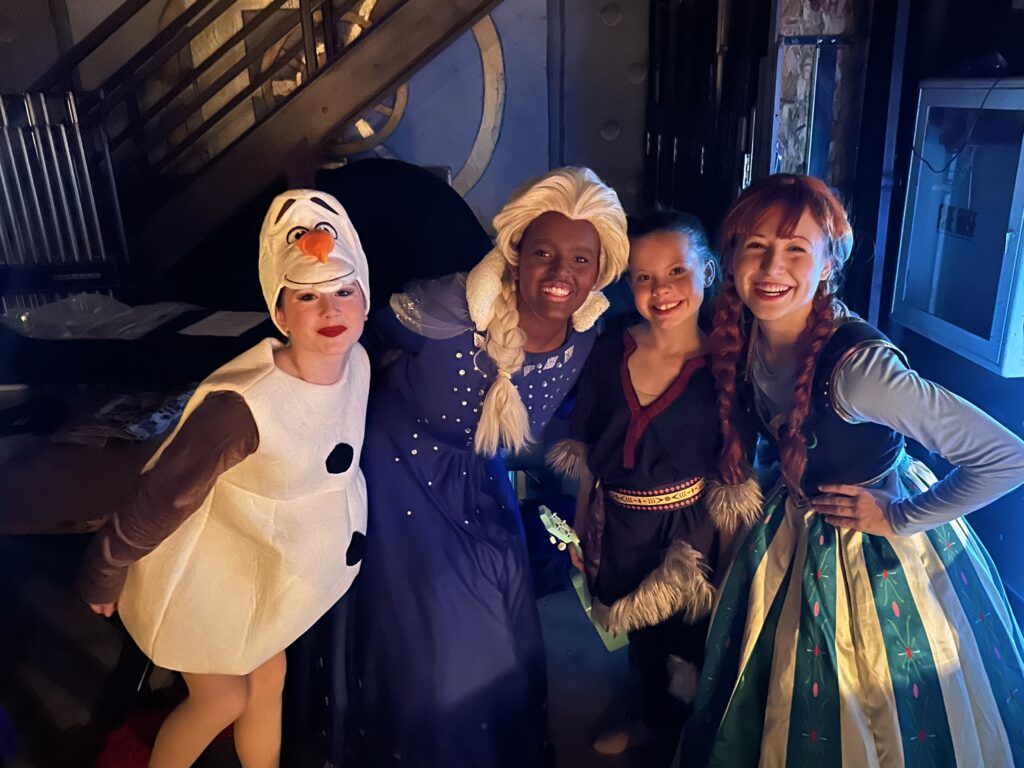 Behind the Scenes at Olaf's frozen adventure